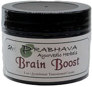 Brain Boost Transdermal Cream 1 oz | Prabhava SVAFF Ayurvedic Herbals