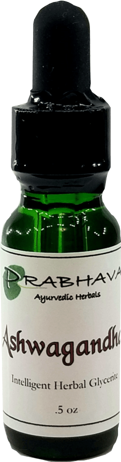 Ashwagandha Intelligent Herbal Glycerite .5 oz | Prabhava SVAFF Ayurvedic Herbals