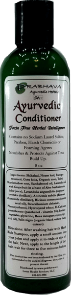 Ayurvedic Conditioner 8 oz | Prabhava SVAFF Ayurvedic Herbals