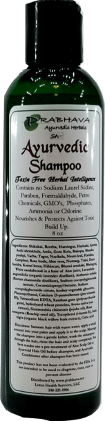 Ayurvedic Shampoo 8 oz | Prabhava SVAFF Ayurvedic Herbals