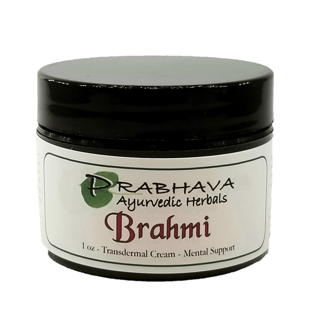 Brahmi Transdermal Cream 1 oz - Prabhava Ayurvedic Herbals