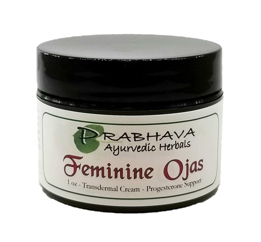 Feminine Ojas Transdermal Cream 1 oz - Prabhava Ayurvedic Herbals