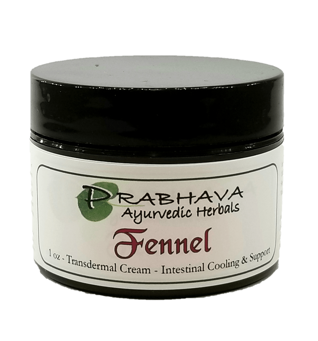 Fennel Transdermal Cream 1 oz - Prabhava Ayurvedic Herbals