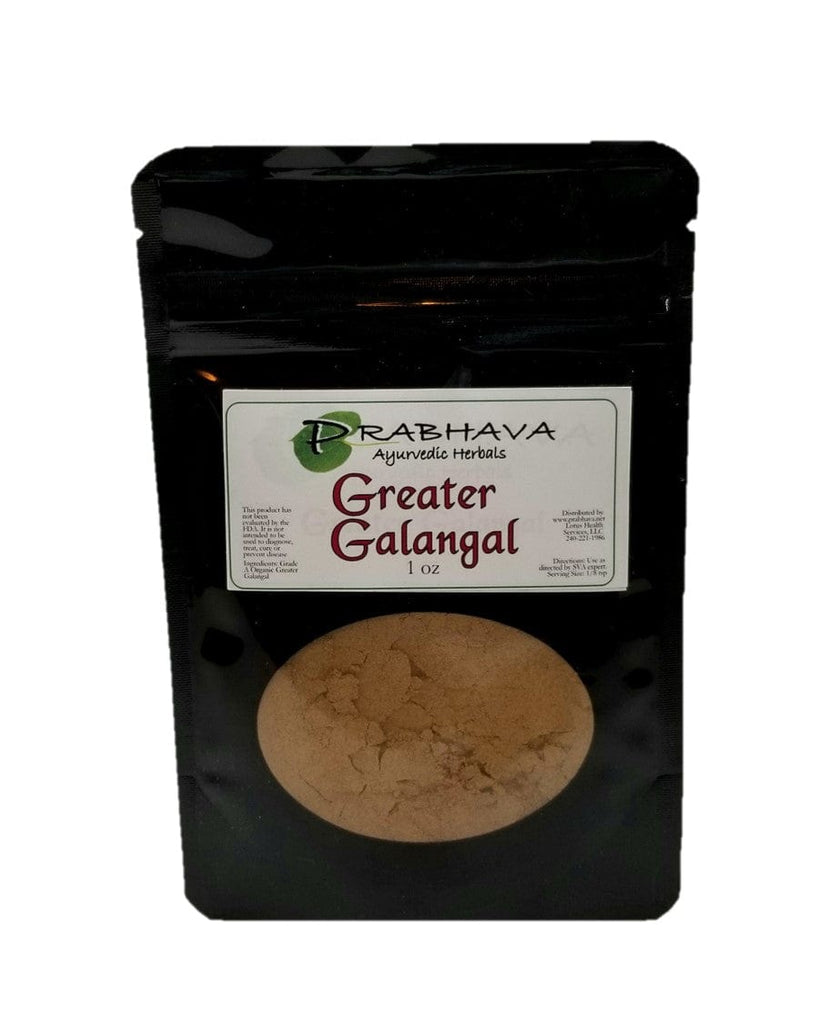 Greater Galangal Herb 1 oz - Prabhava Ayurvedic Herbals