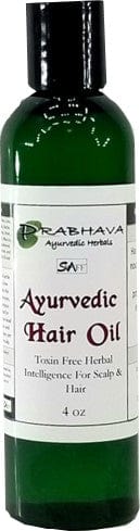 Ayurvedic Hair Oil 4 oz | Prabhava SVAFF Ayurvedic Herbals