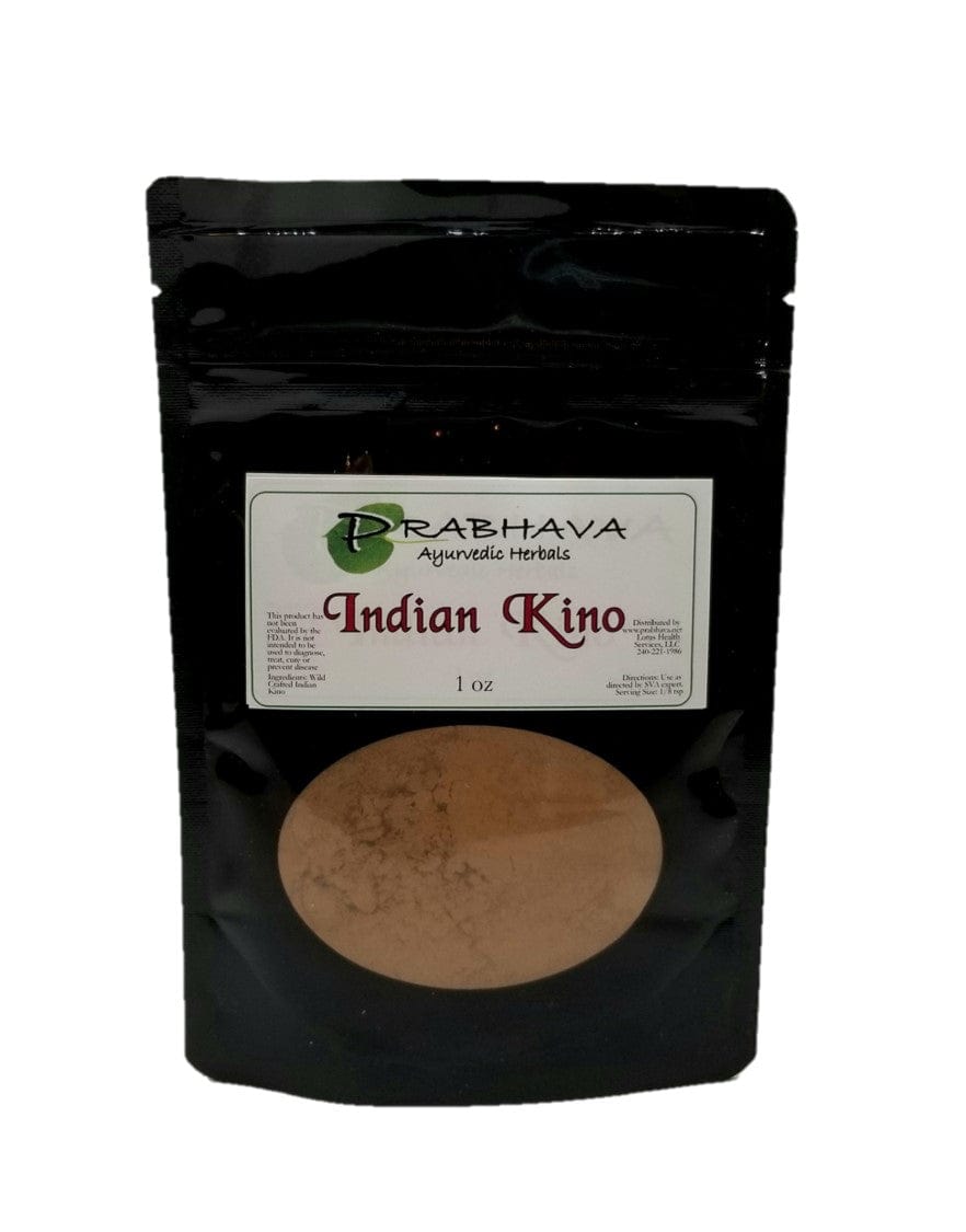 Indian Kino Herb 1 oz - Prabhava Ayurvedic Herbals