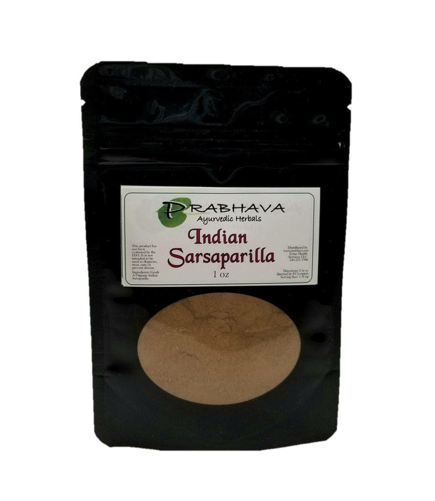 Indian Sarsaparilla Herb 1 oz - Prabhava Ayurvedic Herbals