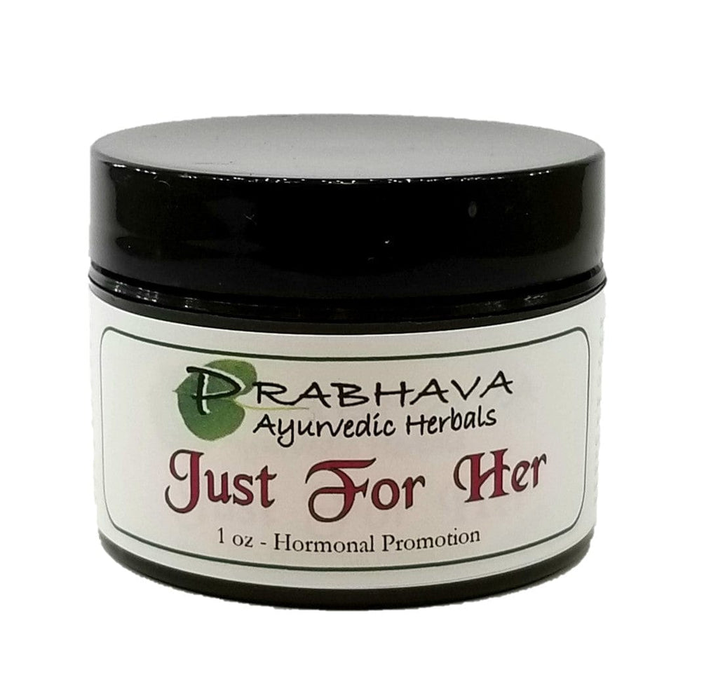 Just For Her Transdermal Cream 1 oz - Prabhava Ayurvedic Herbals