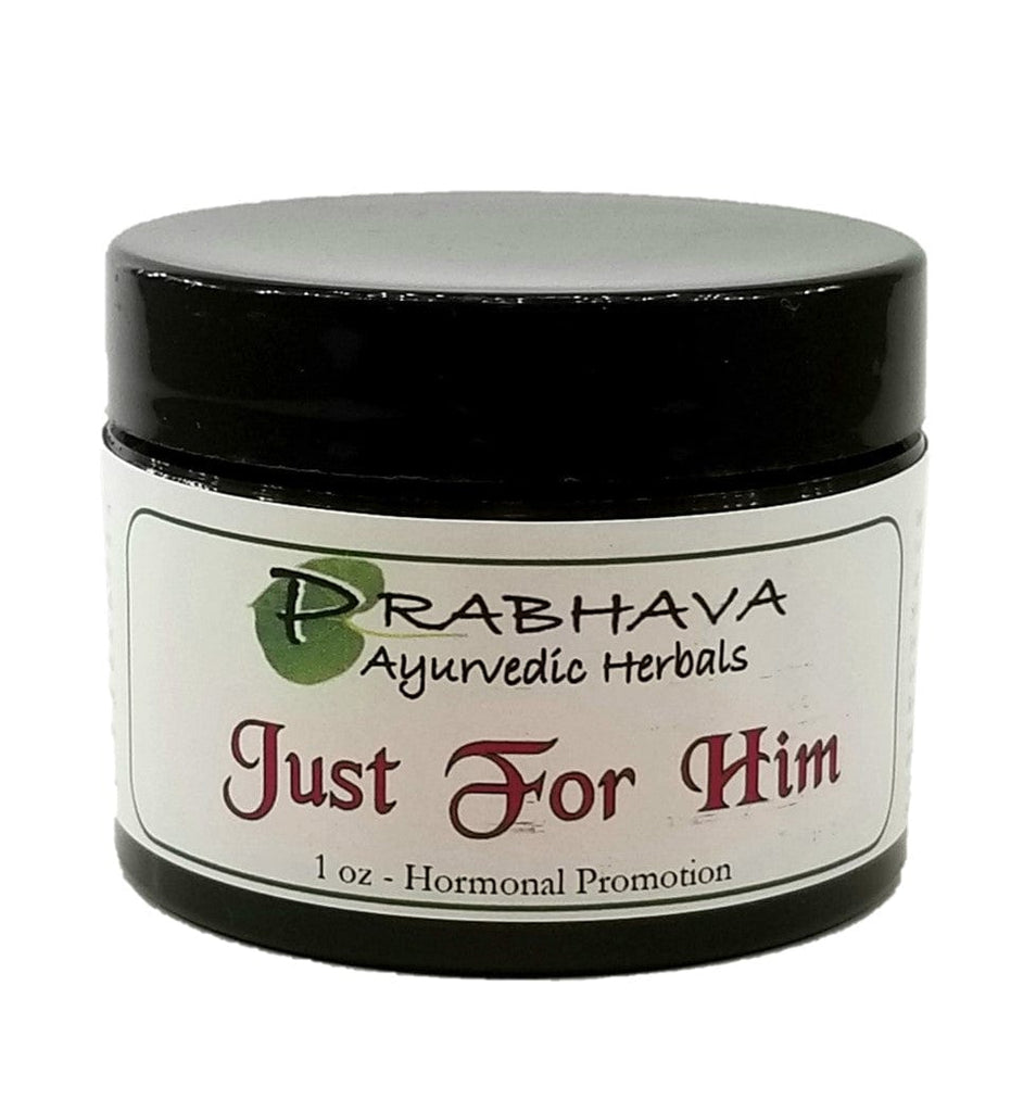 Just For Him Transdermal Cream 1 oz - Prabhava Ayurvedic Herbals