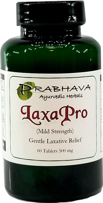 LaxaPro (Mild) - 60 Tabs/Caps | Prabhava SVAFF Ayurvedic Herbals