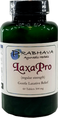 LaxaPro Regular - 60 Tabs/Caps - Prabhava Ayurvedic Herbals