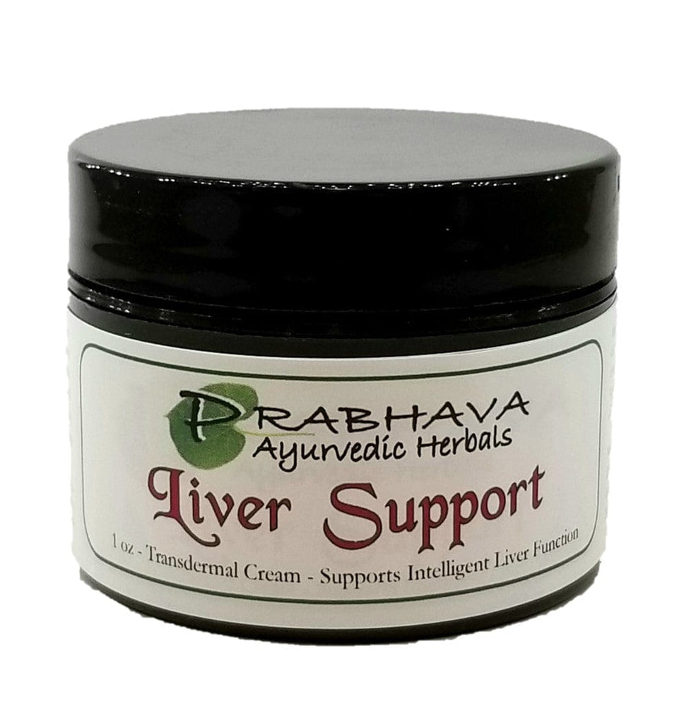 Liver Support Transdermal Cream 1 oz - Prabhava Ayurvedic Herbals