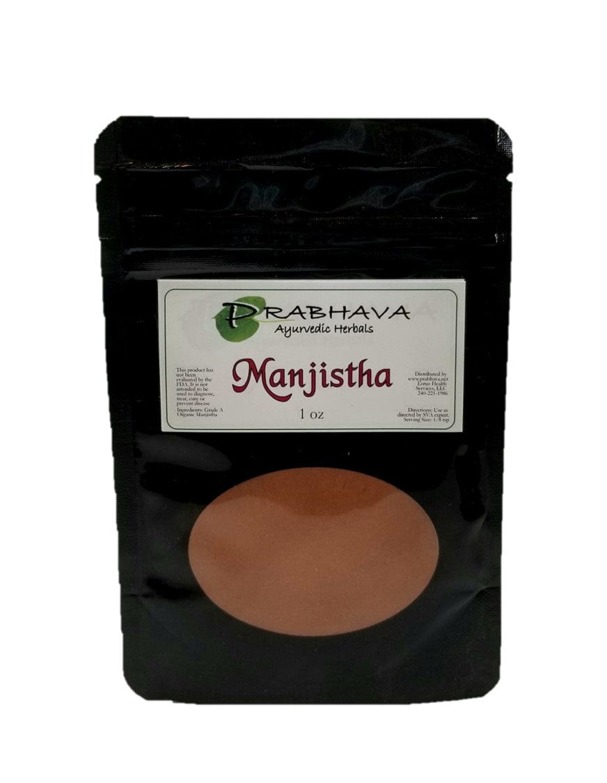 Manjishta Herb 1 oz - Prabhava Ayurvedic Herbals