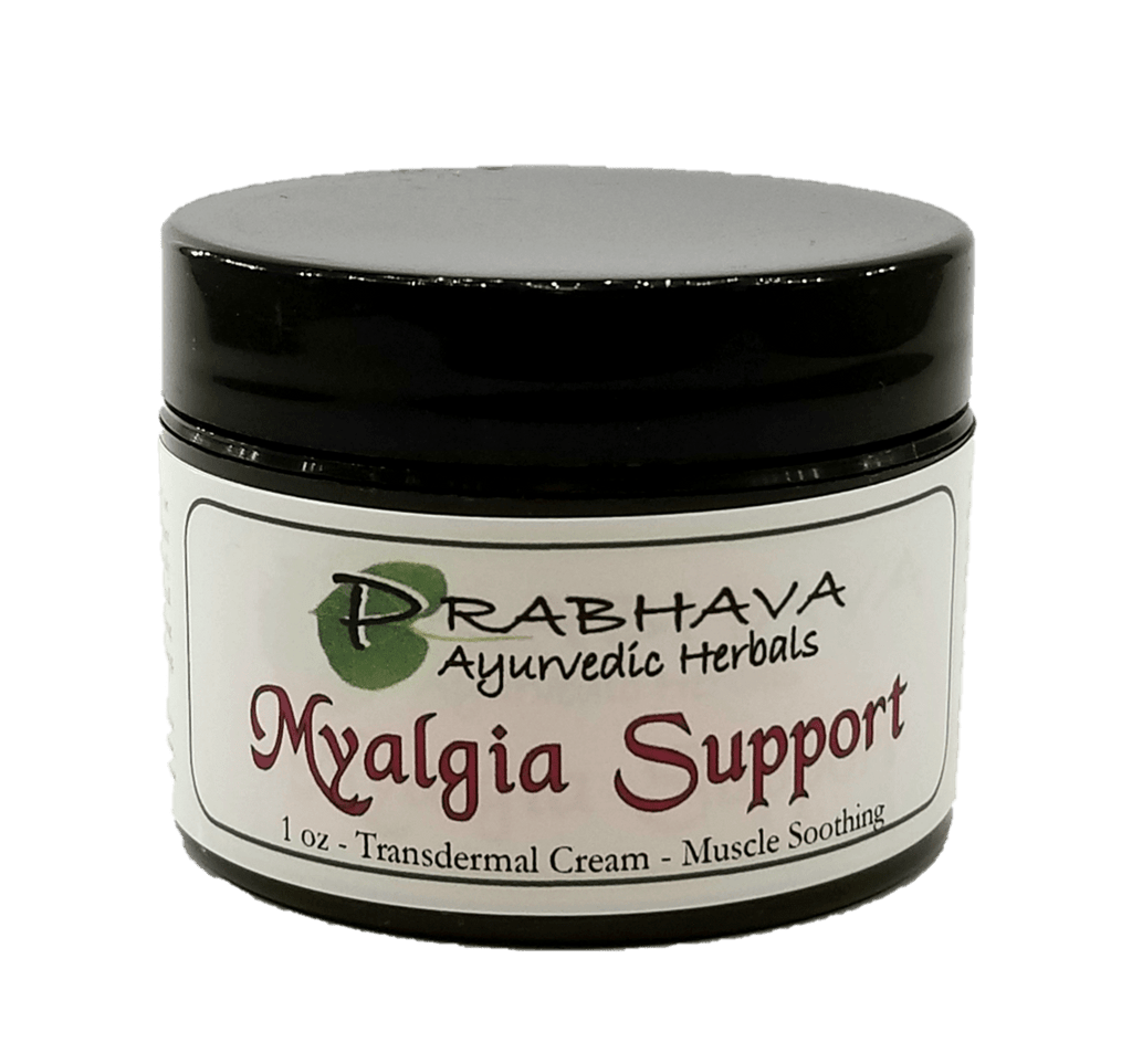 Myalgia Support Transdermal Cream 1 oz - Prabhava Ayurvedic Herbals