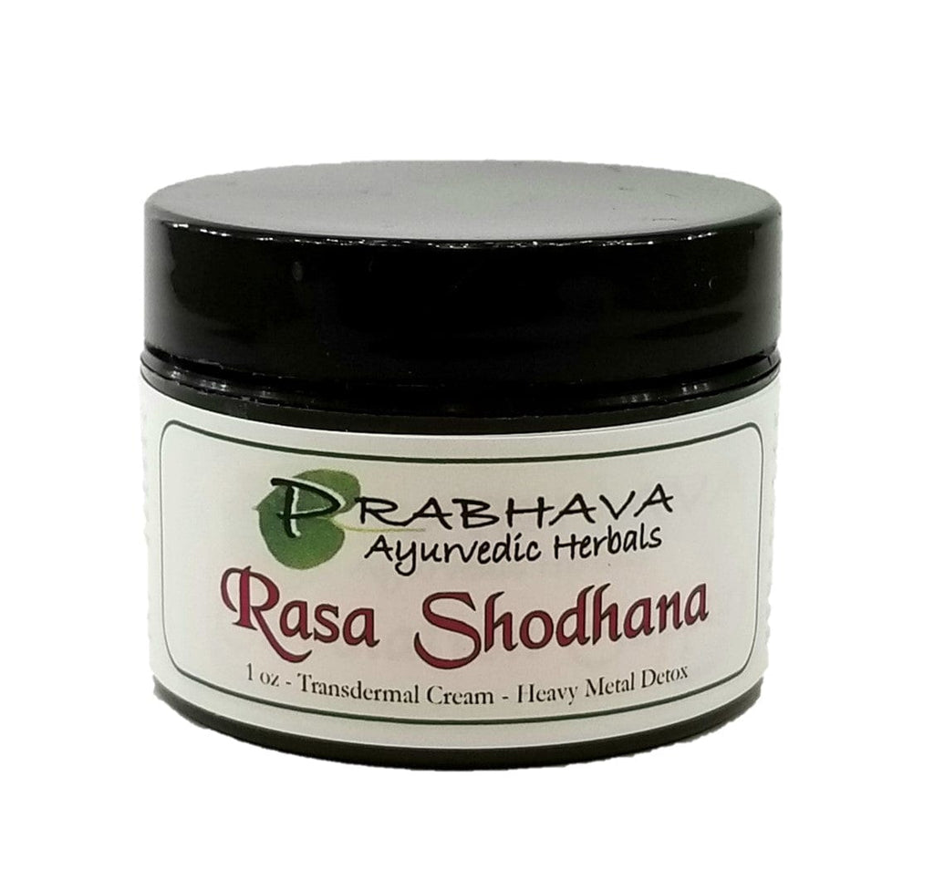 Rasa Shodhana Transdermal Cream 1 oz - Prabhava Ayurvedic Herbals