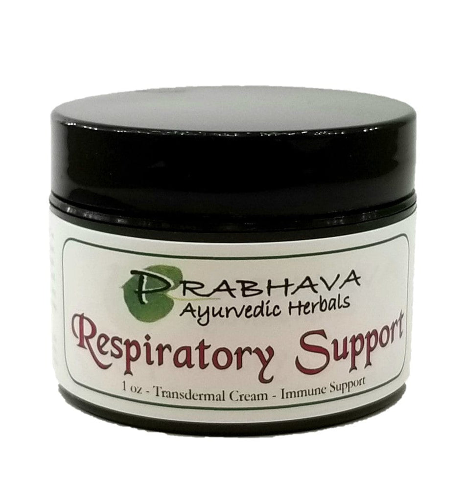 Respiratory Support Transdermal Cream 1 oz - Prabhava Ayurvedic Herbals