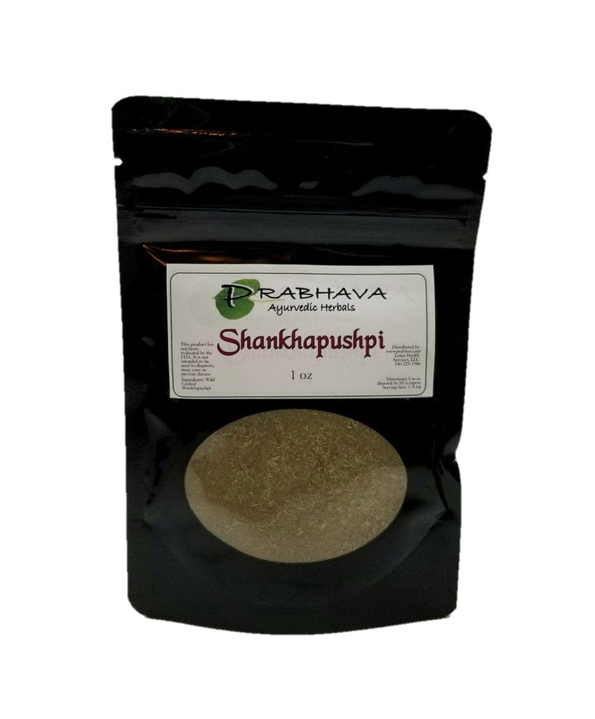Shanka Pushpi Herb 1 oz - Prabhava Ayurvedic Herbals