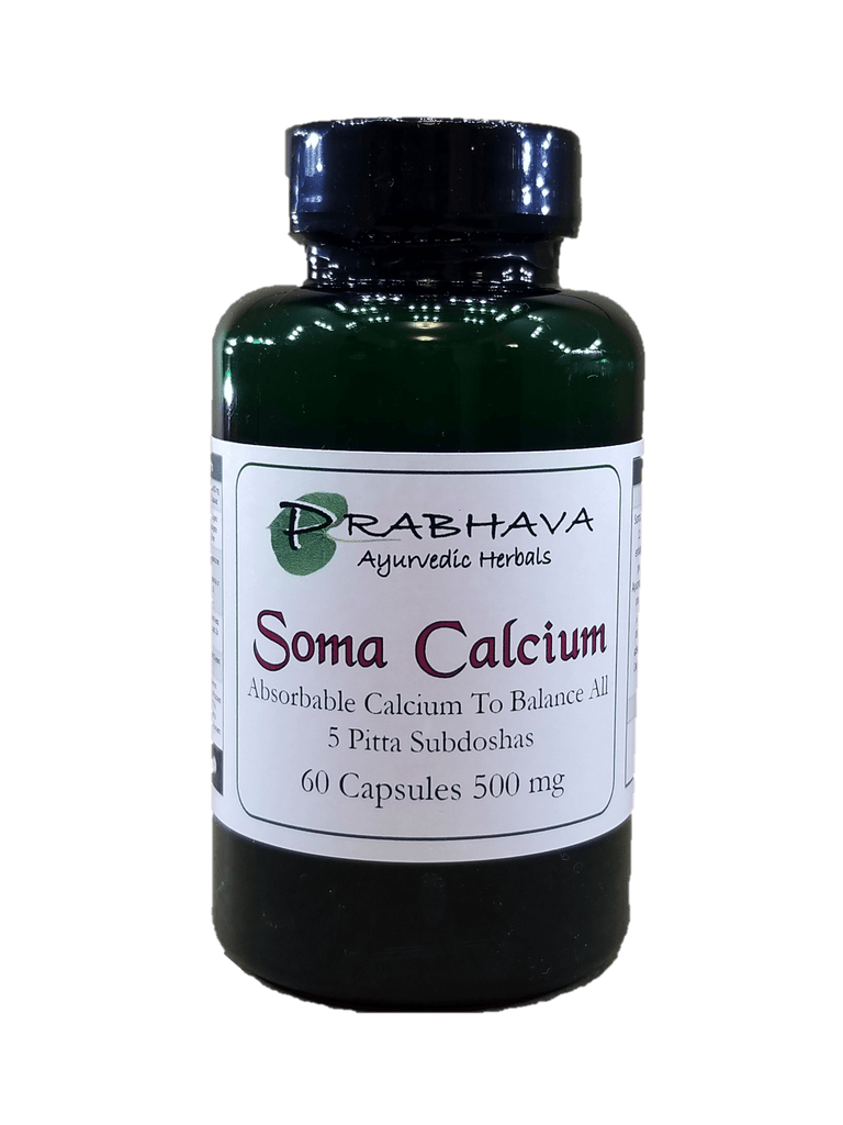 Soma Calcium - 60 Tabs/Caps | Prabhava SVAFF Ayurvedic Herbals