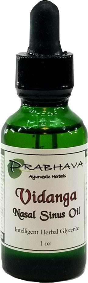 Vidanga Nasal / Sinus Oil 1 oz - Prabhava Ayurvedic Herbals