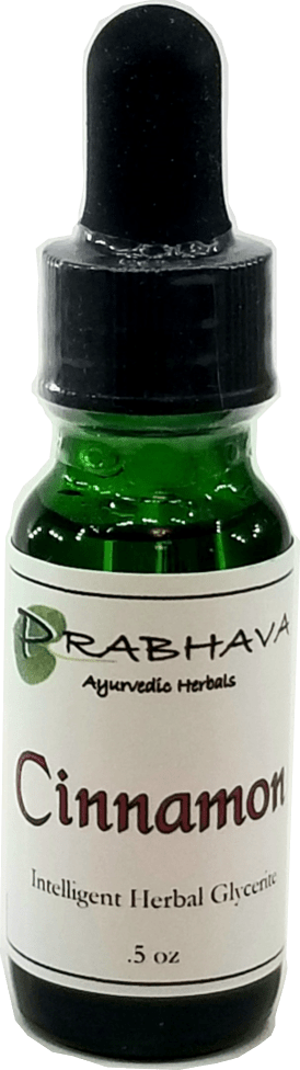 Cinnamon Intelligent Herbal Glycerite .5 oz - Prabhava Ayurvedic Herbals