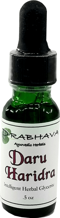 Daru Haridra Intelligent Herbal Glycerite .5 oz - Prabhava Ayurvedic Herbals