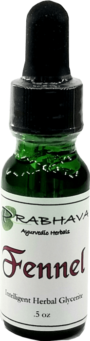 Fennel Intelligent Herbal Glycerite .5 oz - Prabhava Ayurvedic Herbals