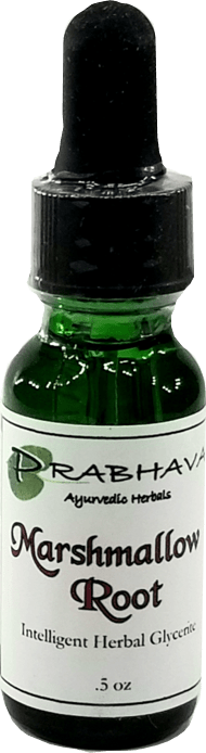 Marshmallow Root Intelligent Herbal Glycerite .5 oz - Prabhava Ayurvedic Herbals