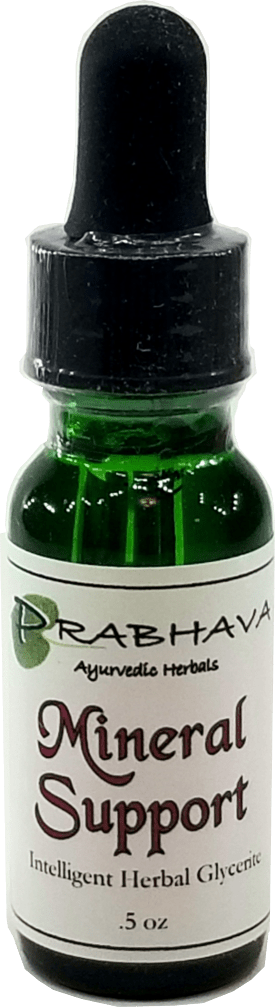 Mineral Support Intelligent Herbal Glycerite .5 oz - Prabhava Ayurvedic Herbals