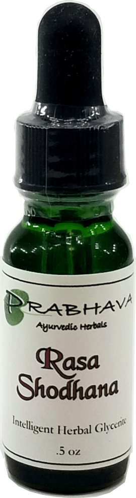 Rasa Shodhana Intelligent Herbal Glycerite .5 oz - Prabhava Ayurvedic Herbals