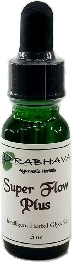 Super Flow Plus Intelligent Herbal Glycerite .5 oz - Prabhava Ayurvedic Herbals